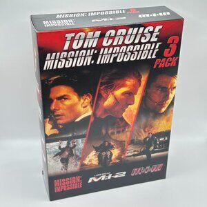 Tom Cruise Mission: Impossible 3 pack Box Set DVD 1-3- Great Condition